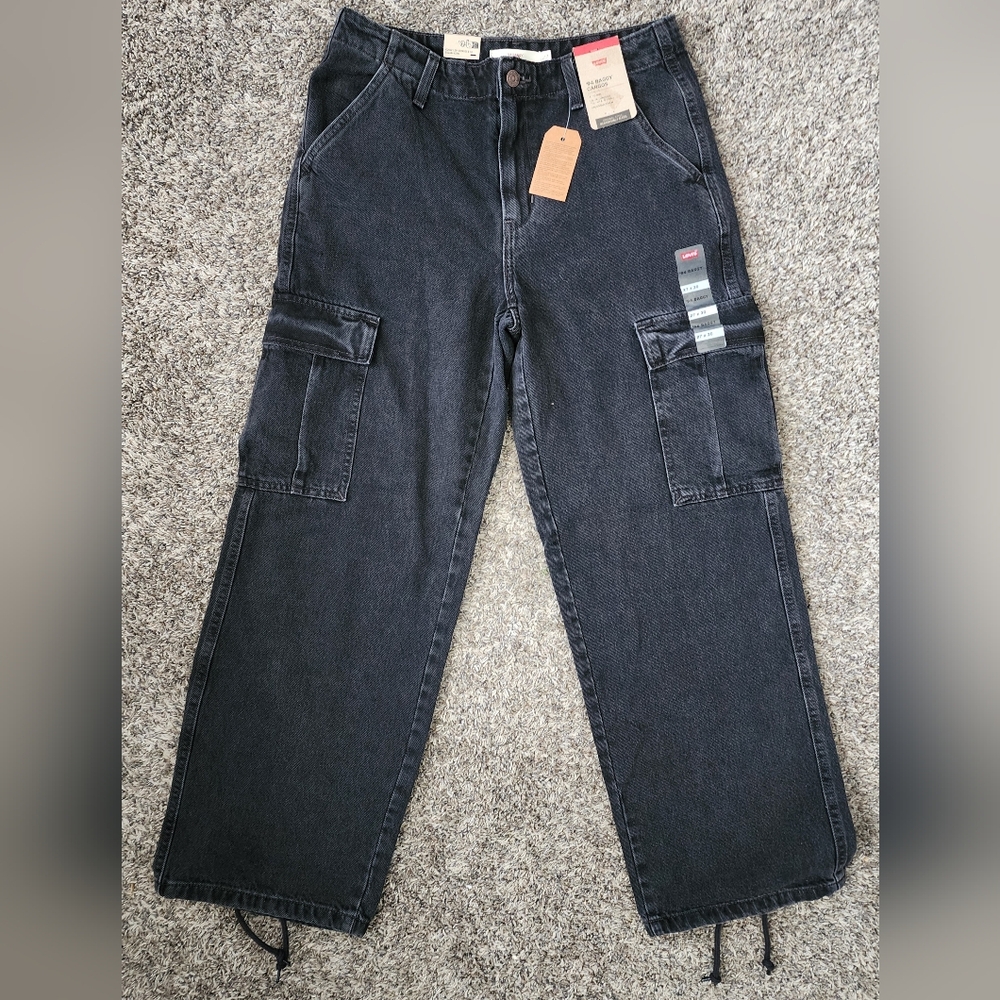 Women's Black Cargo Pants